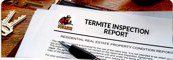 Real estate inspection paperwork